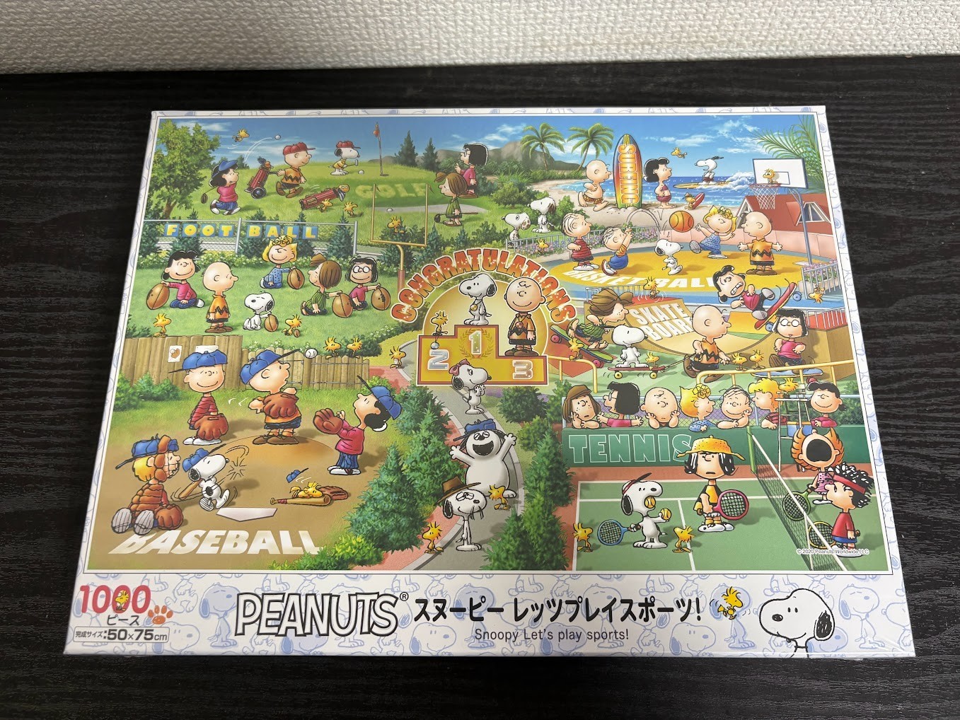 EPOCH Snoopy PEANUTS Jigsaw puzzle 1000 pieces 12-510s Let's play sports