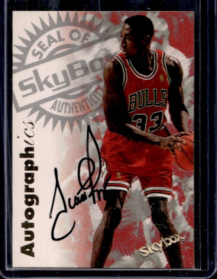 1997-98 Skybox Premium Scottie Pippen Autographics Auto Clippers