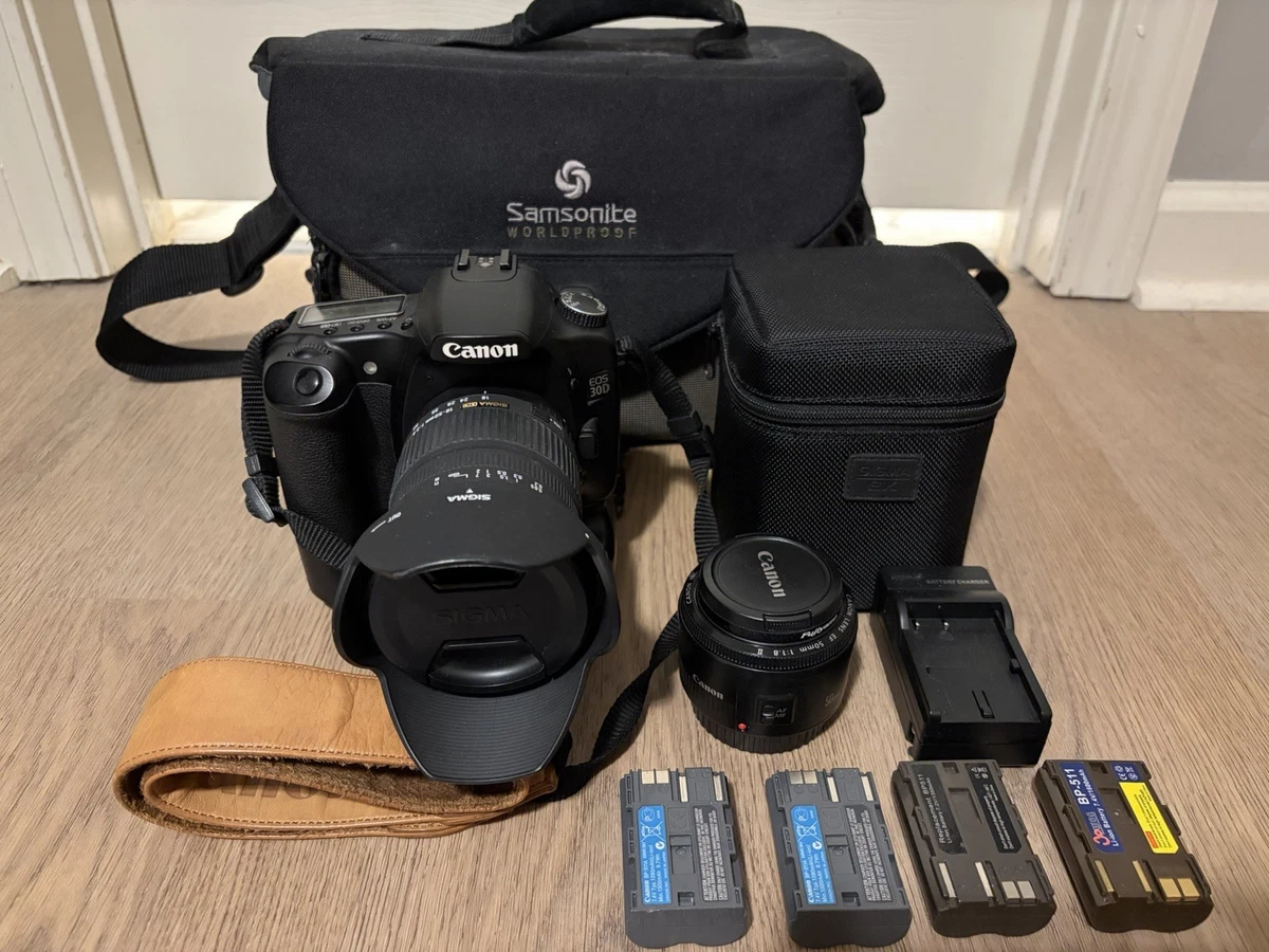 Canon EOS 30D デジタル一眼タクマー55㍉ オールドレンズ付　動作品 Canon EOS Digital Cameras EOS 30D for sale | eBay