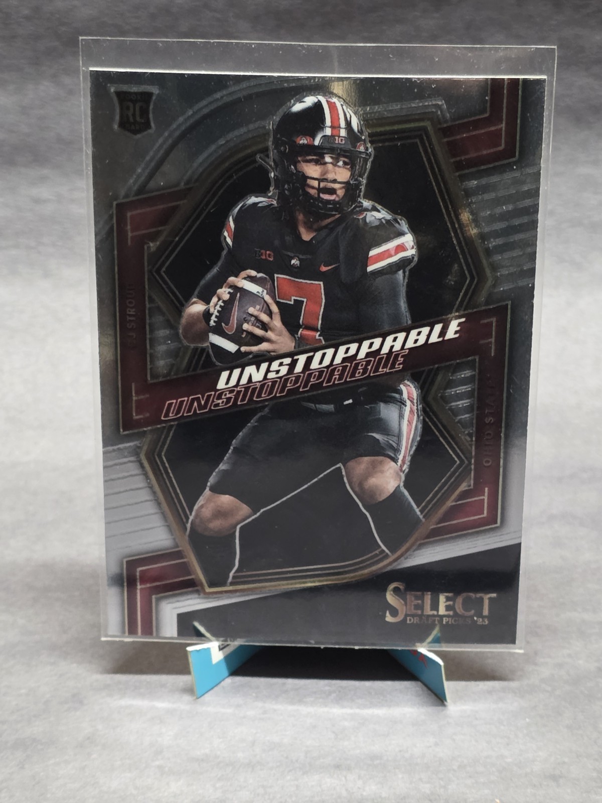 2023 PANINI SELECT DRAFT PICKS-  CJ STROUD RC UNSTOPPABLE #UN-2 MINT TEXANS