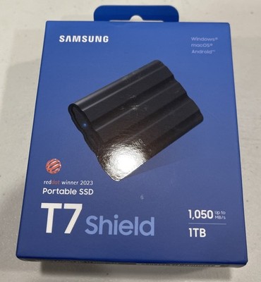 Samsung T7 Shield 1TB External SSD - Black ( MU-PE1T0S/AM)