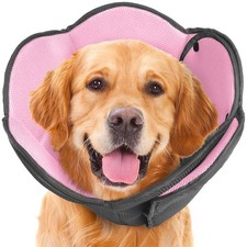 Dog Cone Collar After Surgery,Adjustable Soft Dog Cat Recovery Collar to Stop...