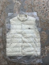 Moncler White Gilet Body Warmer M