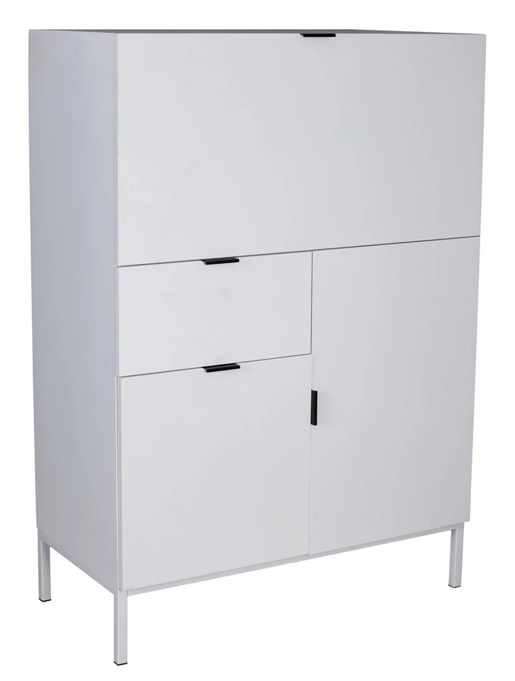 Schreibsekretär bürotisch Schreibtisch Sekretär Landhaus Schrank Weiss Lagerfund