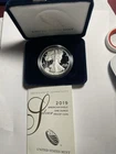 2019-S Proof American Silver Eagle Dollar $1 Box & COA US Mint Bullion OGP