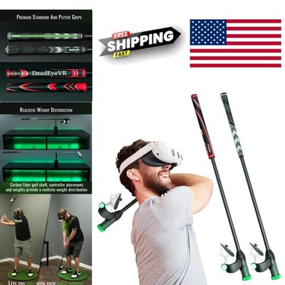 Authentic Feel VR Golf Club Handle Designed for Realistic Gameplay Experience