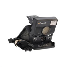 Polaroid SLR 680 Sonar Instant Camera, with Strap For Parts Repair