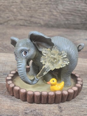 The Hamilton Collection Just Splashin  Ducky & Clean Fun Elephant Figurine