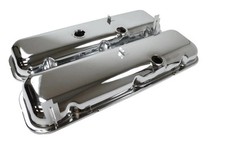 1965-1972 Big Block Chevy 396-502 Original Style Steel Valve Covers Chrome 1965-1972 Big Block Chevy 396-502 Original Style Steel Valve Covers Chrome