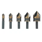 DEWALT Black Gold 5 Piece HSS Countersink Twist Drill Bit Set High Speed Steel