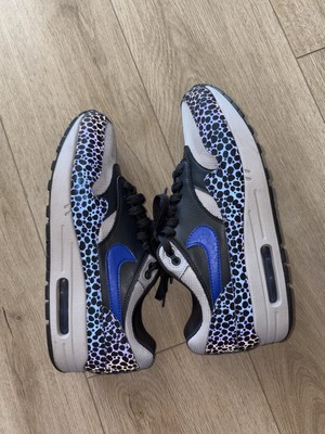 Nike Air Max 1 SE Reflective Off Noir Safari Print Blue Grey  display picture 3