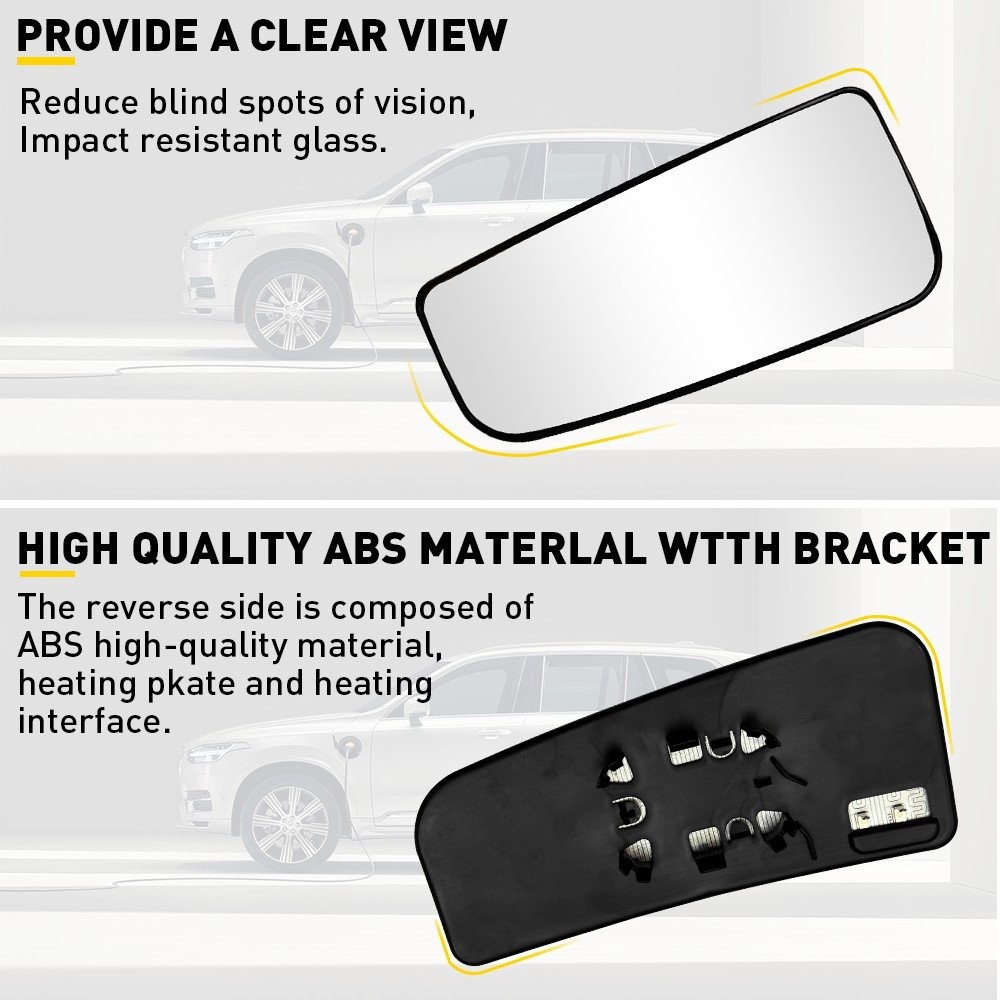 Mirror Glass Upper Passenger Side Right RH for Ford Transit Van 150 250 350 New thumbnail 3