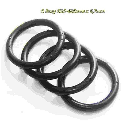 O Ring Ø20-680mm x 5,7mm Schnurstärke NBR 70 Dichtung Dichtring O-Ring Gummiring