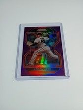 2022 Panini Prizm - Tier II Logan Webb #112 Purple Prizm