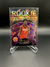 Mezzanine Amen Thompson 2023 Panini Select Rookie/99 púrpura hielo agrietado