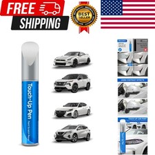 QAB Pearl White Tricoat Touch Up Paint Compatible with Nissan Exact Match Touch