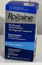 Men's Rogaine ES Hair Growth Treatment 5% Minoxidil Topical Solution One Month