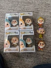 Disney Funko Pop Snow White Seven Dwarfs 4 In Box 3 Loose