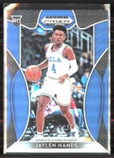 2019 Panini Prizm Draft Picks #58 Jaylen Hands Prizms Blue