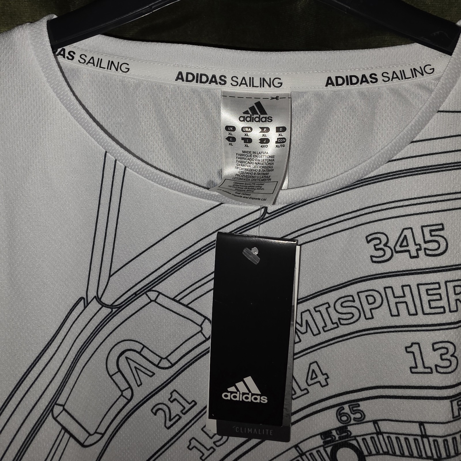 Adidas X Richard Mille ⛵ Sailing Crewneck Long Sleeve T. Size XL. EXTREMELY RARE image 3