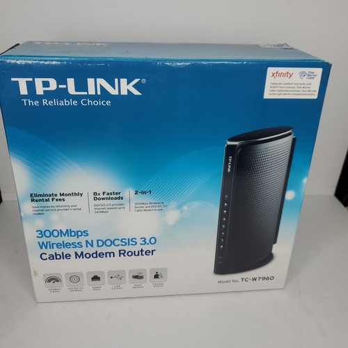 TP-Link TC-W7960 300Mbps Wireless N DOCSIS 3.0 Cable Modem Router - Picture 1 of 11