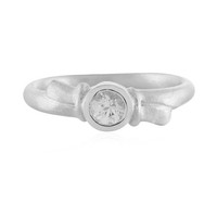 Cavill Ring Silber 925 Sterlingsilber 0,38Ct Kambodscha Zirkon Knoten