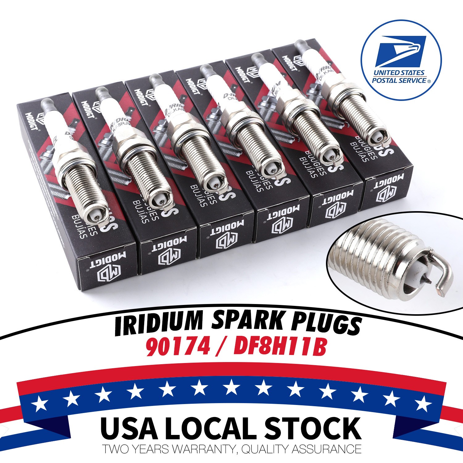 Set of 6 For NGK IRIDIUM Spark Plugs For Nissan 370Z M37, Q50, Q60 DF8H11B OEM