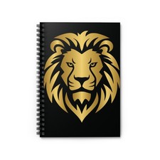 Lion Spiral Notebook - Ruled Line