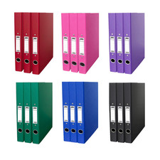 3 x Jotie A4 Ring Binder Folder 2 Ring Files 40mm Spine Office School Storage