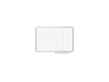 Porcelain Dry Erase Planning Board 2In x 2In Grid Aluminum Frame 36In x 48In