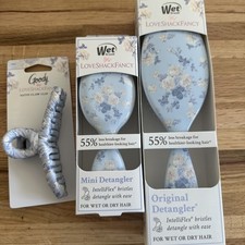 NEW Goody Wet Brush X Love Shack Fancy Mini  Large Brush Everblooming Rosettes