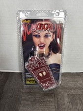 Spirit Halloween Scarecrow Small Deluxe Vampire Fangs New in Package SEALED