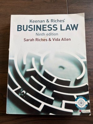 Keenan & Riches' Business Law   9th Edition | Riches & Allen | Pearson Longman