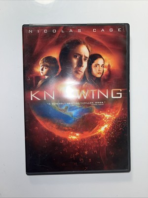 Knowing (DVD, 2009) Widescreen Edition Nicolas Cage Rose Byrne
