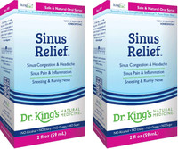 Dr. King Bio Natural Medicine Sinus Relief 2 Fl (paks Of 2) Dr. King Bio Natural Medicine Sinus Relief 2 Fl (paks Of 2)