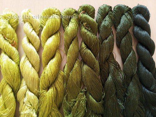 10bundles 100%natural mulberry silk,hand-dyed su embroidery silk floss/threads - Picture 5 of 12