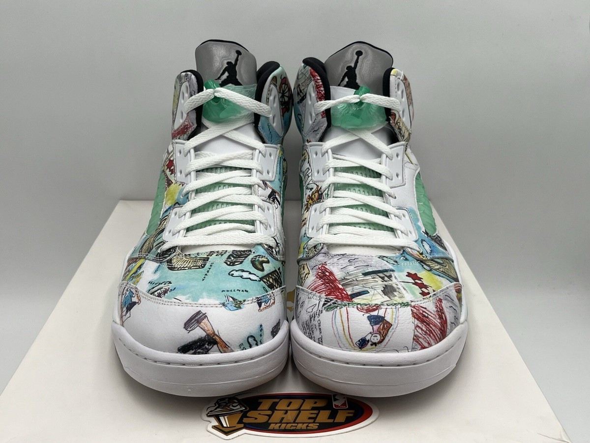 DS NEW Air Jordan 5 Retro Wings Size 14 2018 Authentic Rare DS NEW Air Jordan 5 Retro Wings Size 14 2018 Authentic Rare