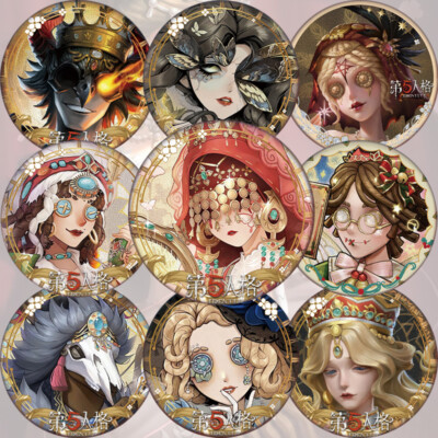 Identity   Badge Pendant Double Flash Emblem Cosplay Collect Breastpin Decor