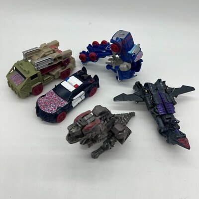 One Step Transformers Turbo Chasers Lot Bundle of 5 Last Knight Grimlock *READ*