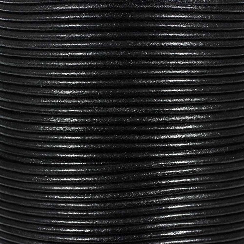 3mm Round Leather Cord - 5, 10, 25, or 50 Yards - Many Colors - Great for Crafts - Picture 17 of 21
