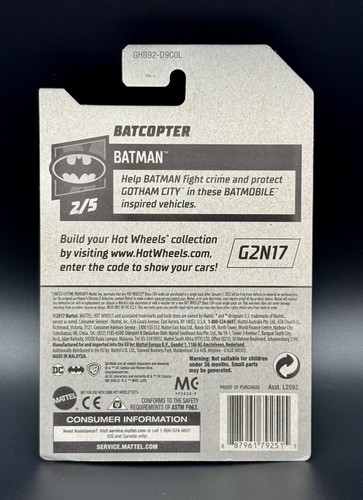 2020 Hot Wheels Batman Incomplete Set 1-4/5 - Picture 5 of 9