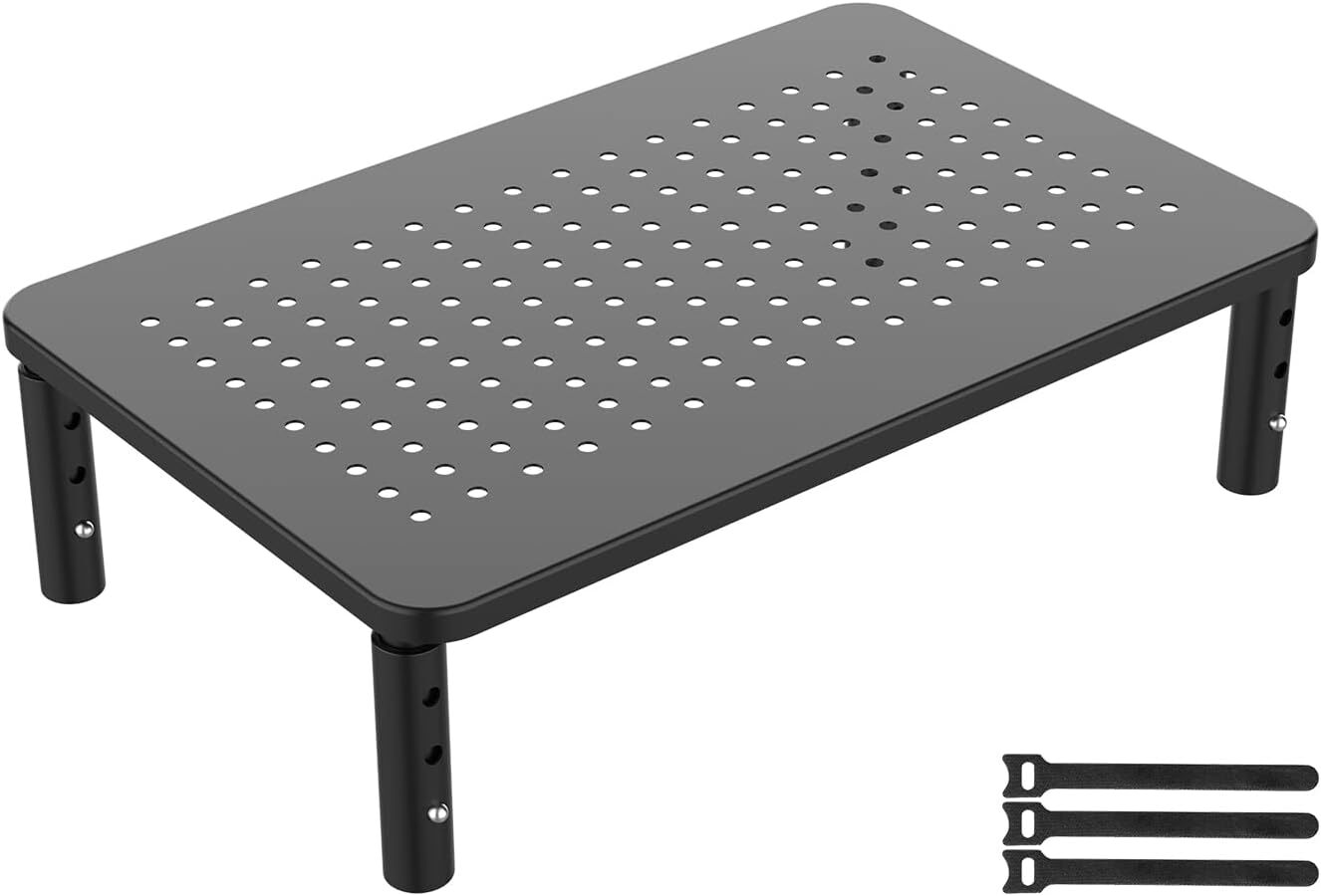 GRIFEMA GB1051 Rialzo per Monitor in Metallo, Supporto per Monitor da Tavolo erg