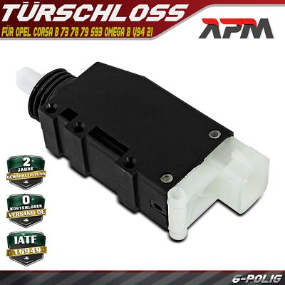 Türschloss Stellmotor Vorne Rechts für Opel Corsa B 73 78 79 S93 Omega B V94 21
