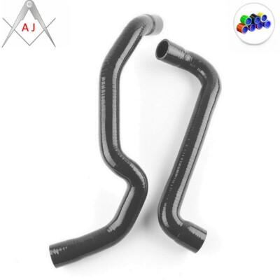Black Silicone Radiator Coolant 3-ply Hoses Kit For BMW E30 M3 2.3L MT 1988-1991
