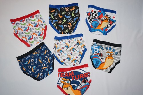 NWT Handcraft TURBO racing team BOY 7 briefs underwear size 4 multi color - Picture 7 of 10