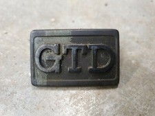 VW GOLF JETTA MK2 GTD TURBO DIESEL FRONT WING BADGE 191853688D