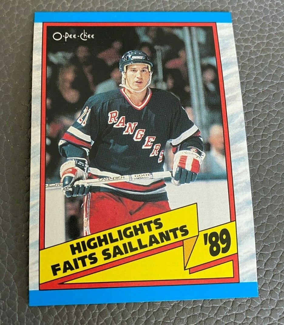 Brian Leetch 1989 OPC #326  New York Rangers 
