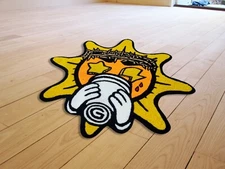 Chief Keef Glory Glo Gang Logo Floor Mat Area Carpets Living Room Accent Rugs I