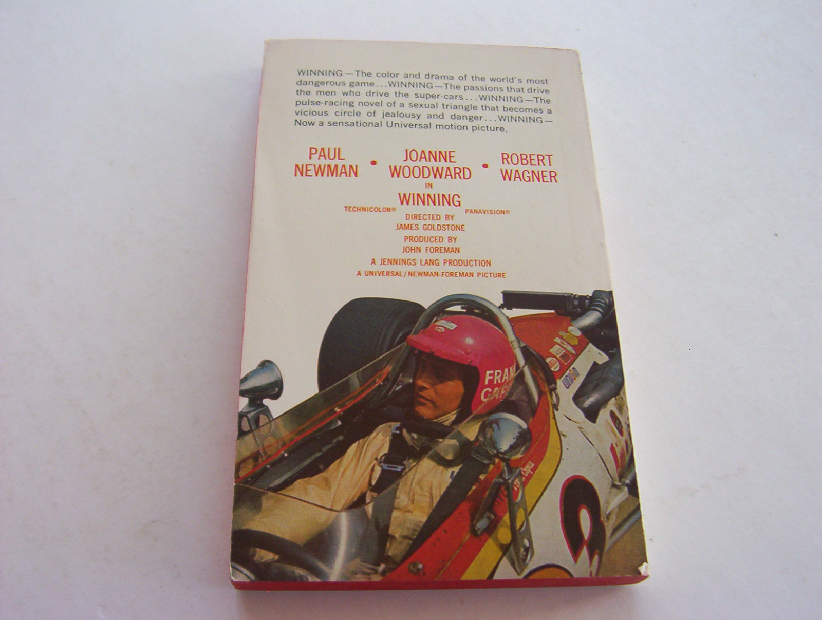 WINNING 1969 MANNING LEE STOKES PAUL NEWMAN JOANNE WOODWARD MOVIE TIE