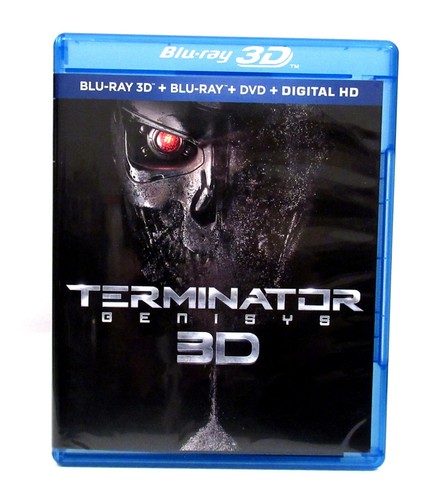 3D Blu-Ray Terminator Genisys 3D + Blu-Ray + DVD + DIGITAL + Slipcover - Imagen 2 de 4